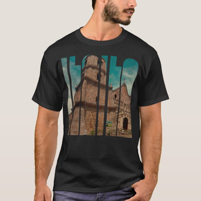 Miagao Church Iloilo Artwork T-Shirt (Vorderseite)