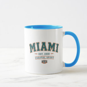 Miami 1958 Coastal Spirit Vintage Americana Tasse
