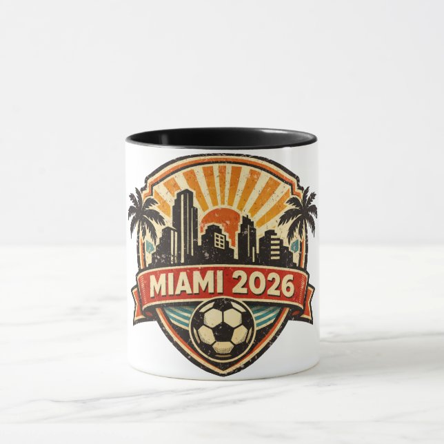 Miami 2026 Weltmeisterschaft Austragungsort Sunset Tasse (Zentrum)