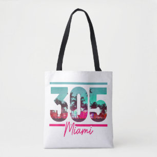 Miami 305 Vorwahl Florida Vintage Palmen Stolz