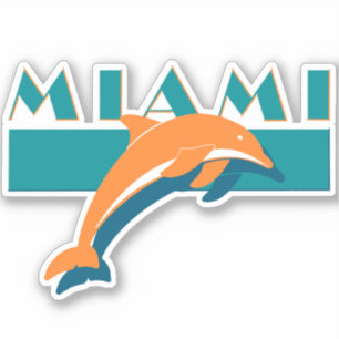 MIAMI 80ER AUFKLEBER