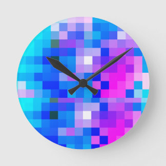 Miami-Acryl-Wanduhr Runde Wanduhr