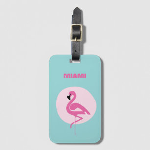 Miami Acrylic Luggage Tag Gepäckanhänger