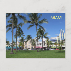 Miami Art Deco Postcard 5 Postkarte