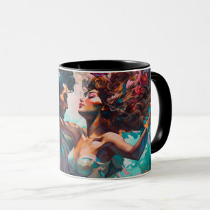 Miami Bachata Dance Traumgemälde Tasse