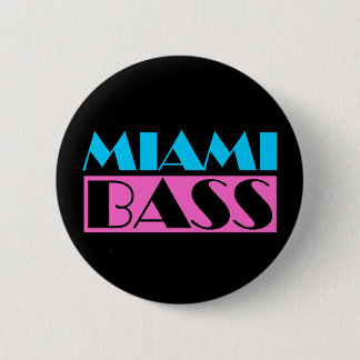 Miami Bass 80er Retro Button