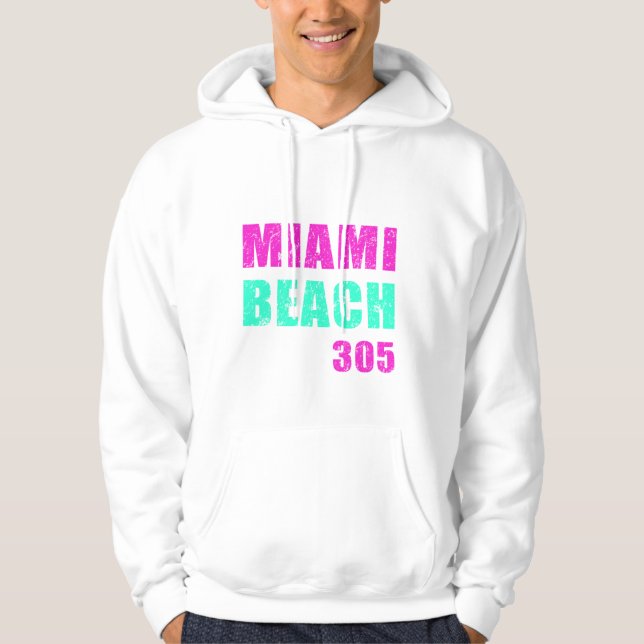 Miami Beach 305 Hoodie (Vorderseite)
