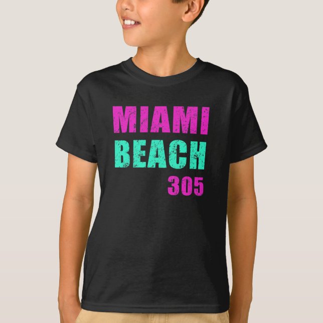 Miami Beach 305 T-Shirt (Vorderseite)