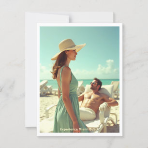 Miami Beach Erlebnis Reisestil Postkarte