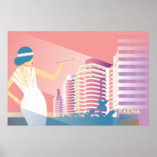 Miami Beach   Faena Poster