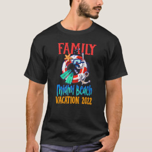 Miami Beach Florida 2022 Matching Family Group Vac T-Shirt