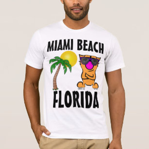 MIAMI BEACH FLORIDA CAT-T - Shirt