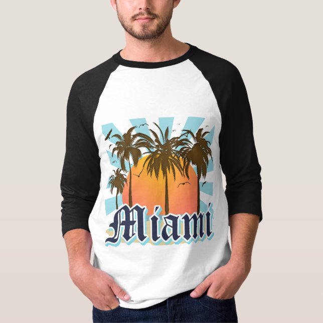 Miami Beach Florida FLA T-Shirt (Vorderseite)