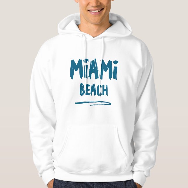 Miami Beach Florida Hoodie (Vorderseite)
