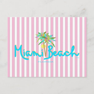 Miami Beach, Florida I Liebe Postkarte