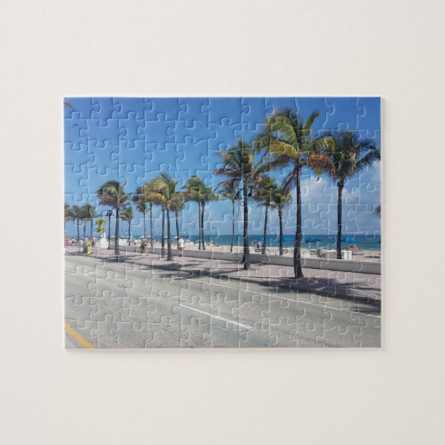MIAMI BEACH FLORIDA JIGSAW PUZZLE HERAUSFORDERUNG (Horizontal)