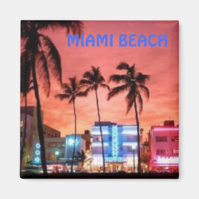 Miami Beach, Florida Magnet (Vorne)