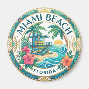 Miami Beach Florida Magnet