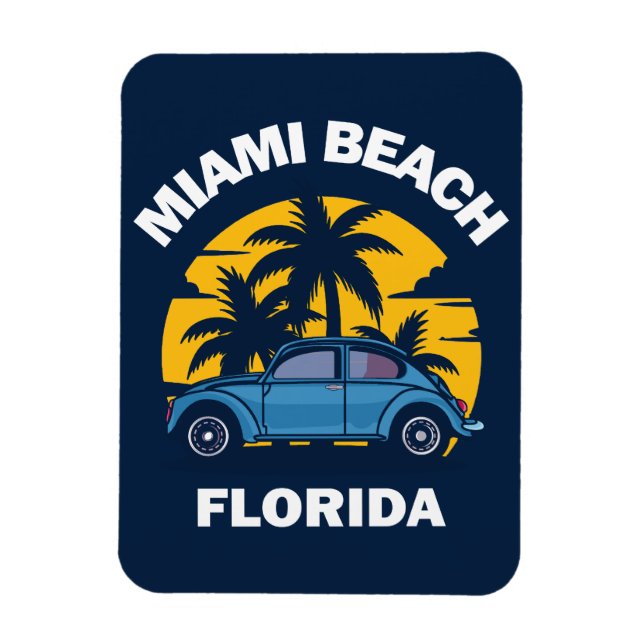 Miami Beach, Florida Magnet (Vertikal)