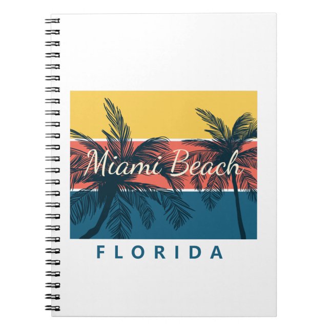 Miami Beach Florida Notizblock (Vorderseite)