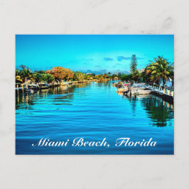 Miami Beach Florida Postcard Postkarte