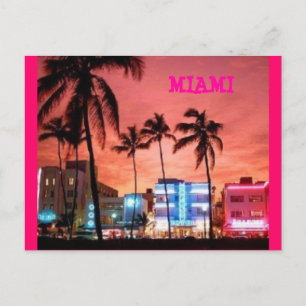 Miami Beach, Florida Postkarte