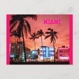 Miami Beach, Florida Postkarte