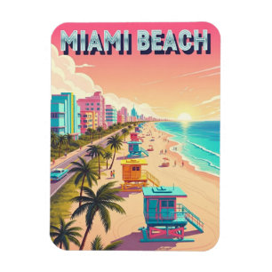 Miami Beach Florida Reise Magnet