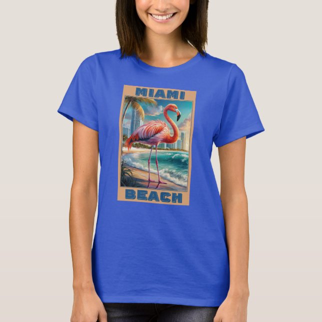 Miami Beach Florida T-Shirt (Vorderseite)