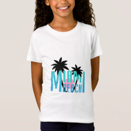 Miami Beach, Florida, Typografie cool T-Shirt