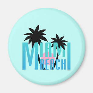 Miami-Beach-Florida-Typografie Magnet
