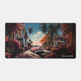 Miami Beach Garden Villa aus den 50er Jahren Schreibtischunterlage