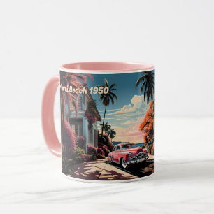 Miami Beach Garden Villa aus den 50er Jahren Tasse