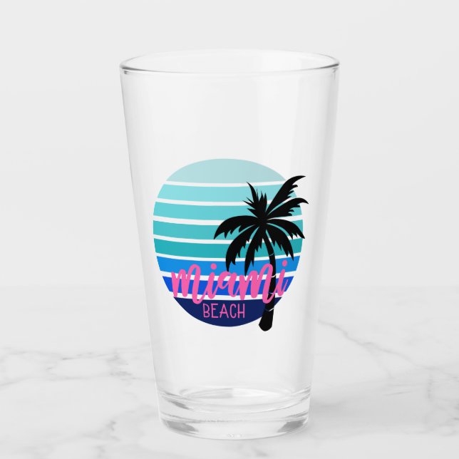 Miami Beach Glas (Vorderseite)