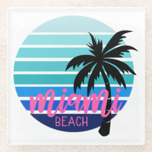 Miami Beach Glasuntersetzer