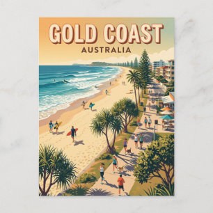 Miami Beach Gold Coast Australien Postkarte