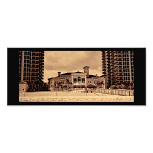 Miami Beach Hütte Fotodruck
