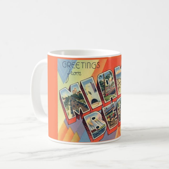 Miami Beach Kaffeetasse (Vorderseite Links)