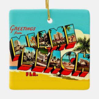 Miami Beach Keramikornament
