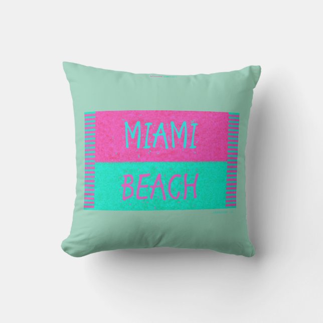 MIAMI BEACH KISSEN (Vorderseite)