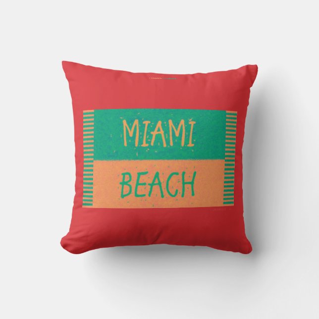 MIAMI BEACH KISSEN (Vorderseite)