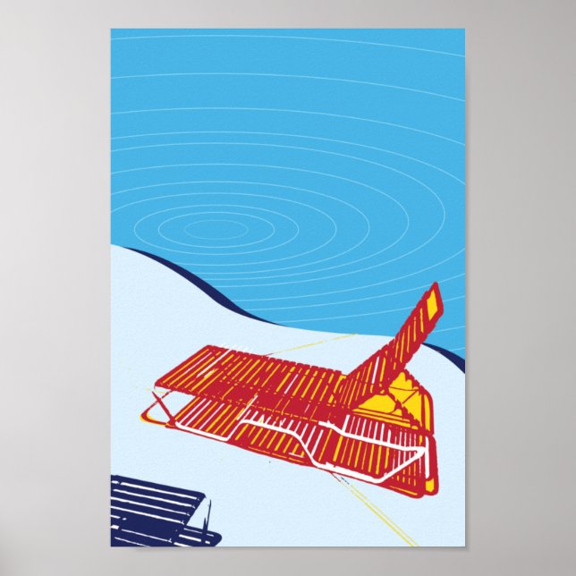 Miami Beach Lounge Pool Poster (Vorne)