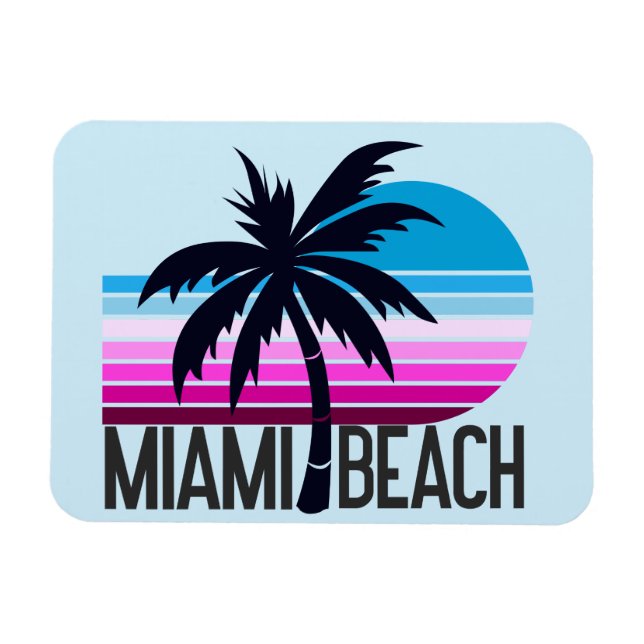 Miami Beach Magnet (Horizontal)