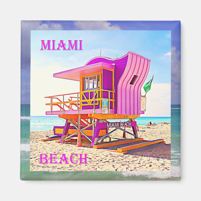 Miami Beach Magnet 12B (Vorne)
