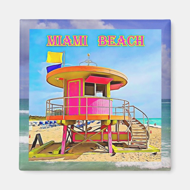 Miami Beach Magnet 4B (Vorne)