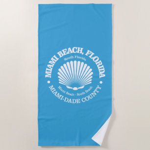 Miami Beach (Muschel) Strandtuch