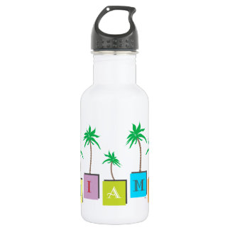 Miami Beach Palms Trinkflasche