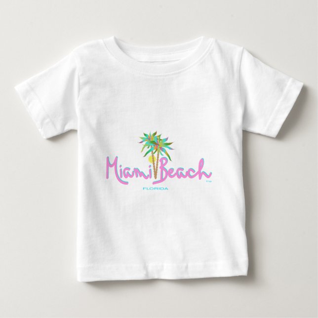 Miami Beach Pam Baby T-shirt (Vorderseite)