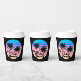 Miami Beach Pappbecher
