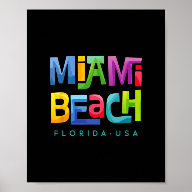 Miami Beach Poster (Vorne)